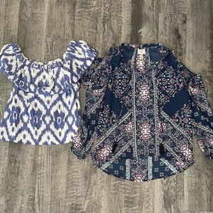 Madewell Off The Shoulder Blouse & Knox Rose Flor… - image 1